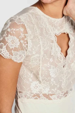 Body Lingerie De Manga Curta