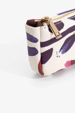Bolsinha Pequena Com Estampado Floral