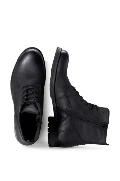 Botas Motard De Pele De Vaca