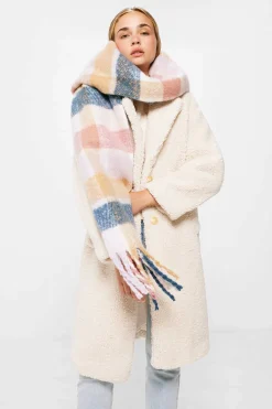 Cachecol Quadrados Pastel