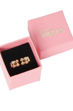 Caixa De Brincos Em Forma De Quadrado.