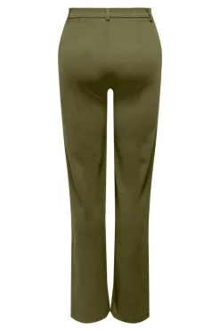 Calca Corte Reto De Cintura Media