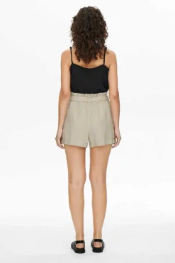 Calca Curta De Linho