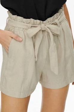 Calca Curta De Linho