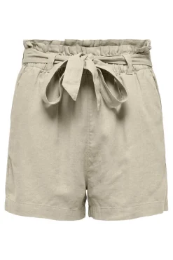 Calca Curta De Linho