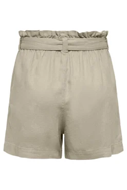 Calca Curta De Linho