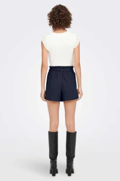 Calca Curta De Linho