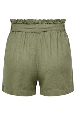 Calca Curta De Linho