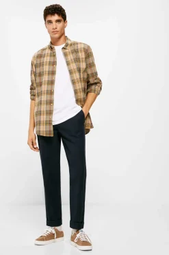 Calcas Chino Com Estrutura Bicolor Invernal