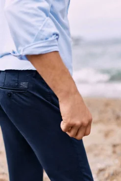 Calcas Chino Slim Cintura Elastica