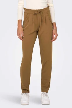 Calcas Com Folhos Nos Bolsos