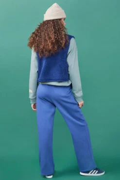 Calcas Compridas Flare Felpa