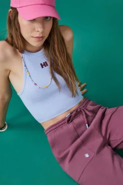 Calcas Compridas Flare Felpa Bordeaux