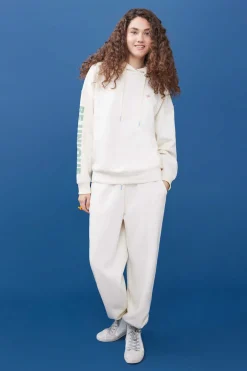 Calcas Compridas Jogger Felpa Branca