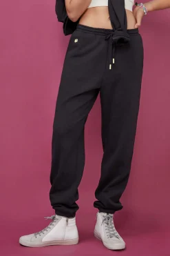 Calcas Compridas Jogger Felpa Escuro