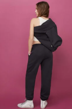 Calcas Compridas Jogger Felpa Escuro