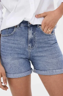 Calcas De Ganga Curtas Cintura Alta