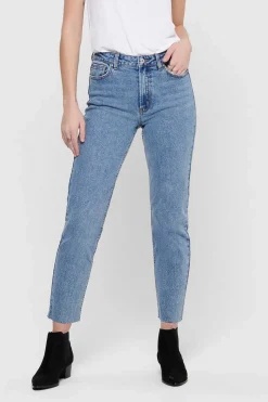 Calcas De Ganga Straight Tiro Alto