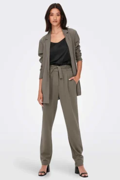 Calcas De Pincas De Cintura Subida.