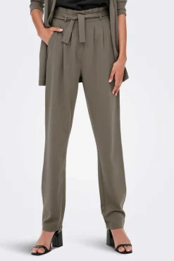 Calcas De Pincas De Cintura Subida.