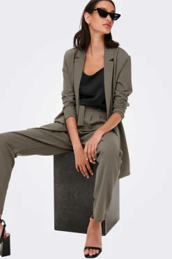 Calcas De Pincas De Cintura Subida.