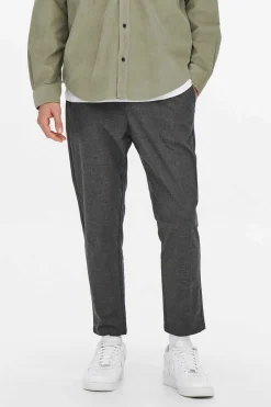 Calcas Fluidas Bainha Ajustada