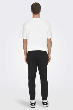 Calcas Fluidas Bainha Ajustada