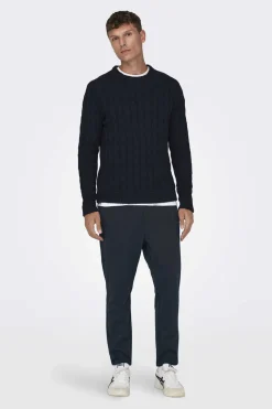 Calcas Fluidas Bainha Ajustada