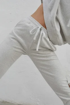 Calcas Jogger 100% Algodao Cinzentas