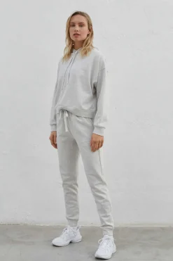 Calcas Jogger 100% Algodao Cinzentas