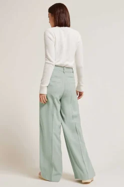 Calcas Largas De Lona Vaporosa