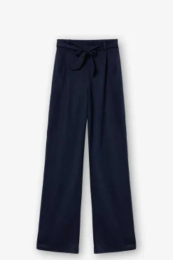 Calcas Palazzo Com Cinto