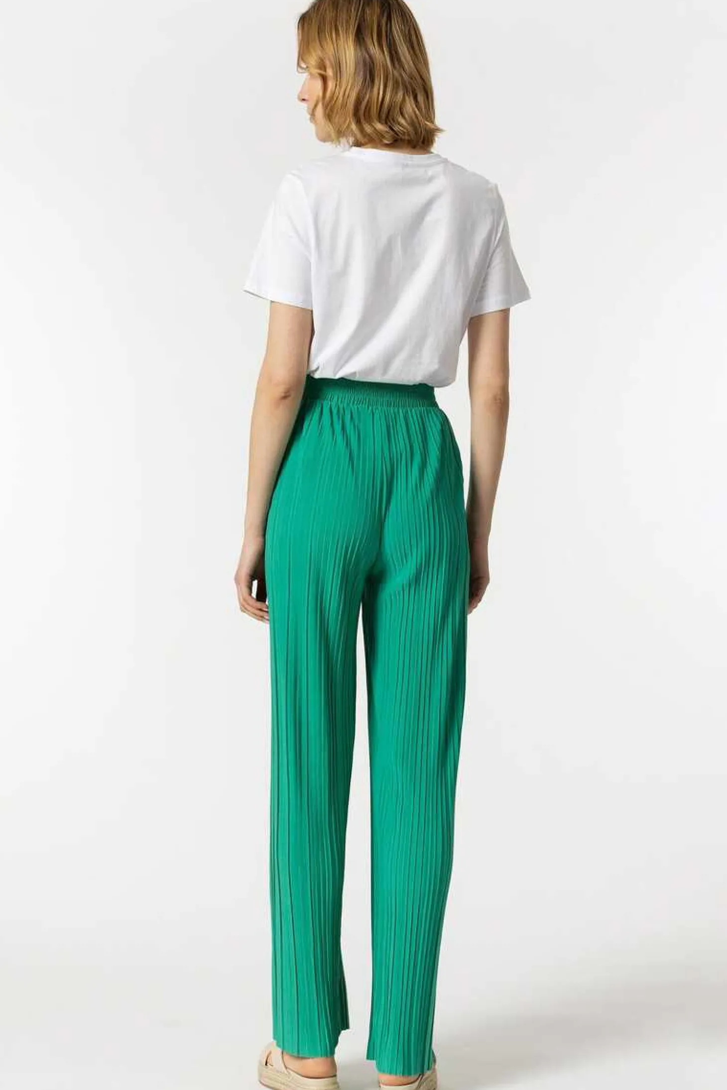 Calcas Palazzo Plissadas