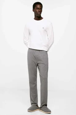 Calcas Pijama Compridas Malha Algodao Stretch