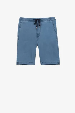 Calcoes Bermuda Indigo Knit Slim Fit