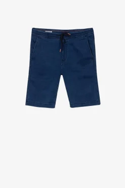 Calcoes Bermuda Indigo Knit Slim Fit