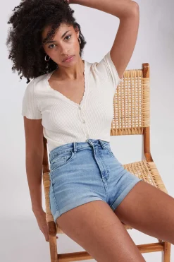 Calcoes De Ganga De Cintura Subida