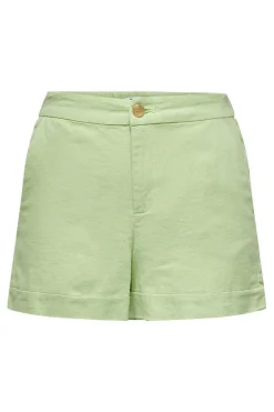 Calcoes De Linho Cintura Media