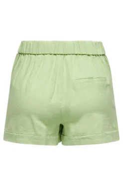 Calcoes De Linho Cintura Media