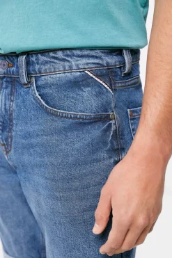 Calcoes Jeans Slim Lavagem Media