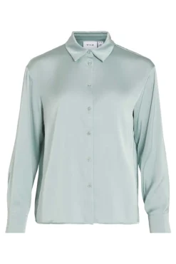 Camisa Acetinada Total Look Vila