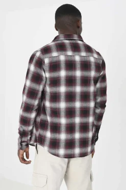 Camisa Aos Quadrados Com Bolso