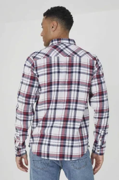 Camisa Aos Quadrados Com Bolso