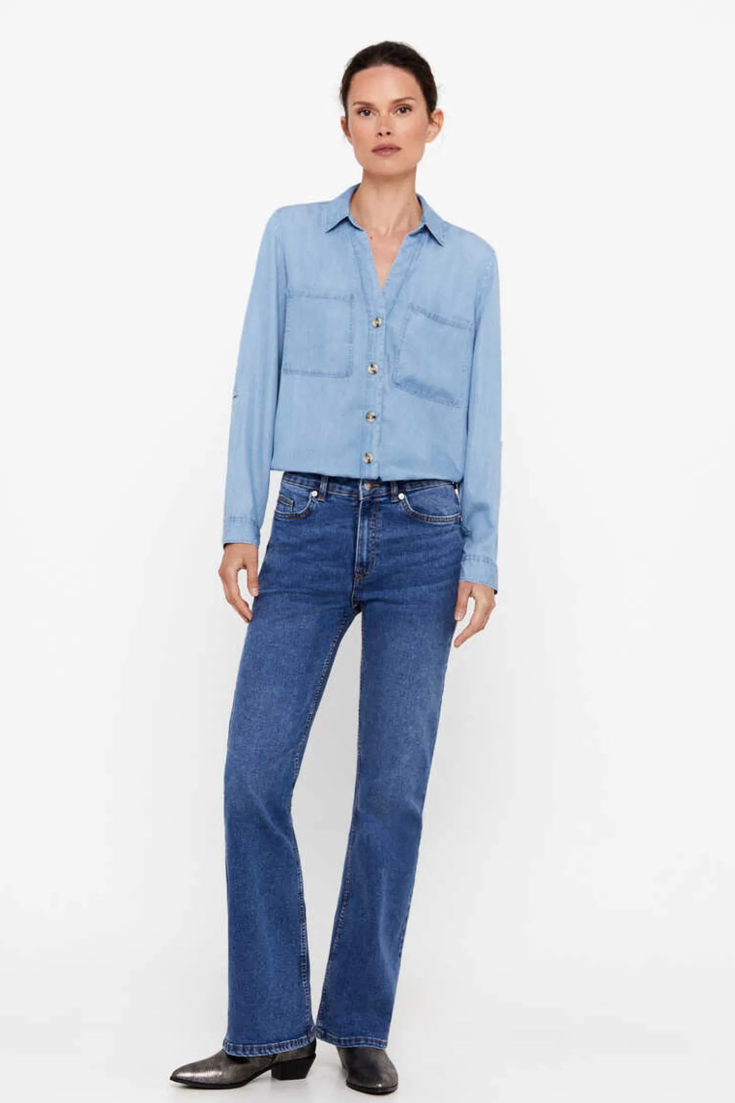 Camisa Cargo 100% Tencel