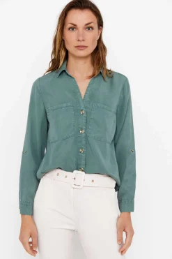 Camisa Cargo 100% Tencel