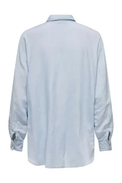 Camisa De Algodao E Linho