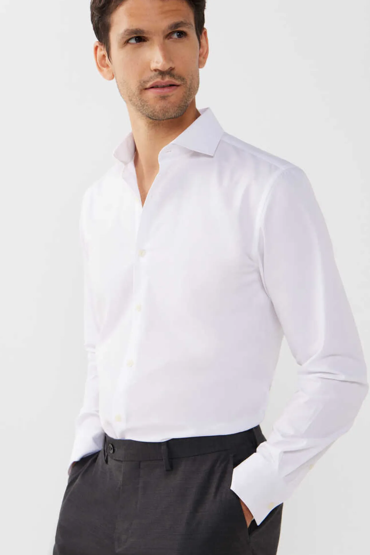 Camisa De Fato Lisa Facil De Engomar