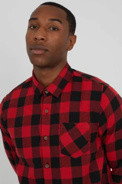 Camisa De Flanela Aos Quadrados