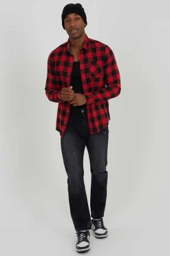 Camisa De Flanela Aos Quadrados