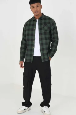 Camisa De Flanela Aos Quadrados